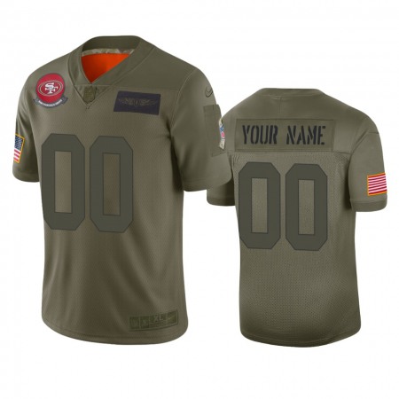 Men's San Francisco 49ers Customized 2019 Camo Salute To Service Limited Stitched NFL Jersey