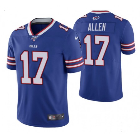 Youth Buffalo Bills #17 Josh Allen 2019 Blue 100th Season Vapor Untouchable Limited Stitched NFL Jersey