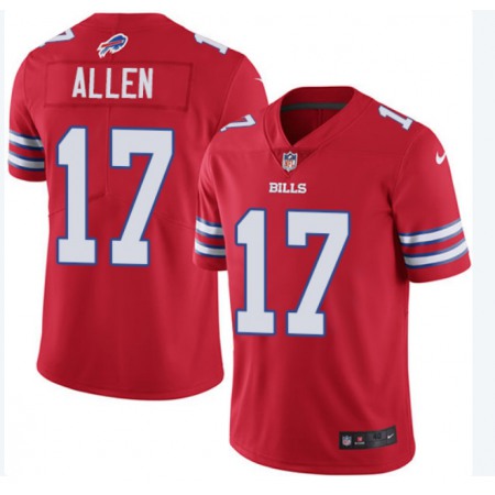 Youth Buffalo Bills #17 Josh Allen Red Vapor Untouchable Limited Stitched NFL Jersey