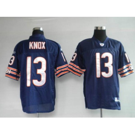Bears #13 Johnny Knox Blue Stitched Youth NFL Jersey
