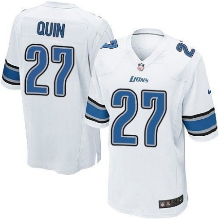 Nike Lions #27 Glover Quin White Youth Stitched NFL Elite Jersey