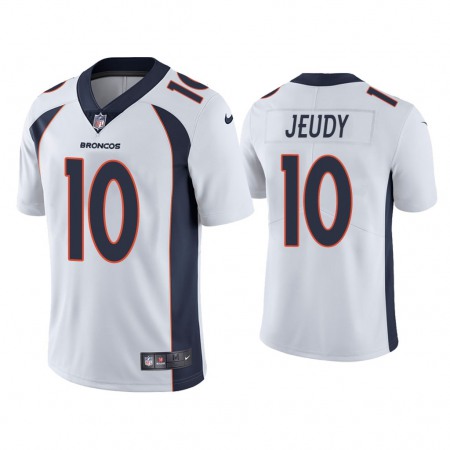 Youth Denver Broncos #10 Jerry Jeudy White Vapor Untouchable Limited Stitched Jersey