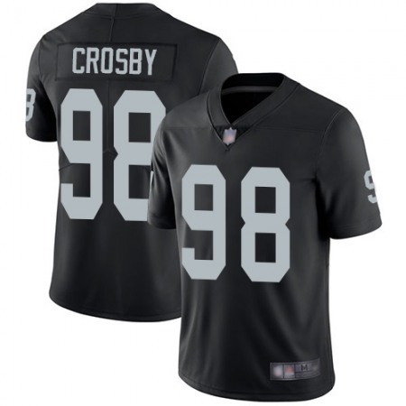 Youth Oakland Raiders #98 Maxx Crosby Black Vapor Untouchable Limited Stitched NFL Jersey