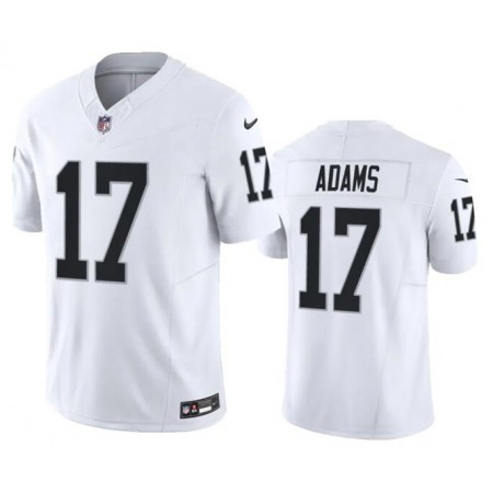 Youth Las Vegas Raiders #17 Davante Adams White 2023 F.U.S.E Vapor Untouchable Stitched Football Jersey