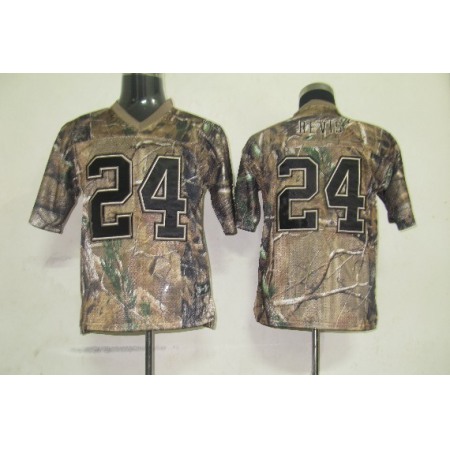 Jets #24 Darrelle Revis Camouflage Stitched Realtree Collection Youth NFL Jersey