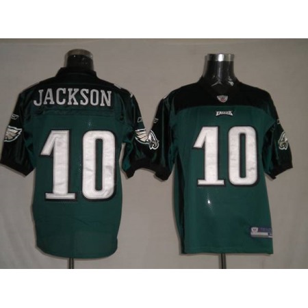 Eagles #10 DeSean Jackson Green Stitched Youth NFL Jersey