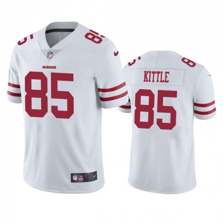 Youth NFL San Francisco 49ers #85 George Kittle White Vapor Untouchable Limited Stitched Jersey