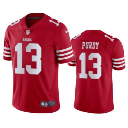 Youth San Francisco 49ers #13 Brock Purdy Red Vapor Untouchable Limited Stitched Football Jersey