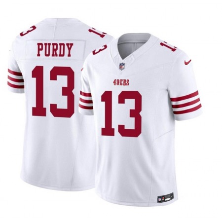 Youth San Francisco 49ers #13 Brock Purdy White 2023 F.U.S.E. Vapor Untouchable Limited Stitched Football Jersey