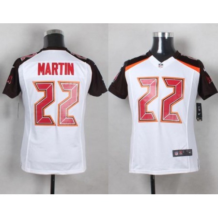 Nike Buccaneers #22 Doug Martin White Youth Stitched NFL New Elite Jersey
