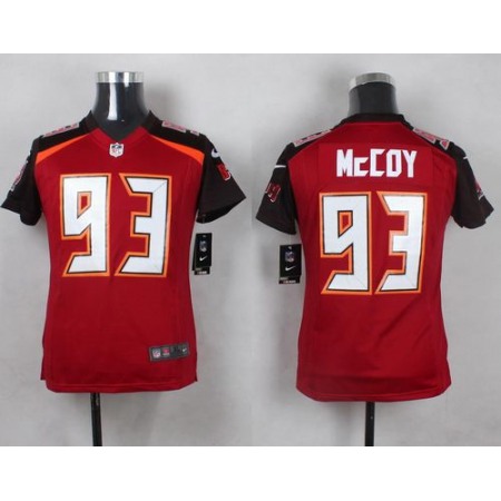 Nike Buccaneers #93 Gerald McCoy Red Team Color Youth Stitched NFL New Elite Jersey