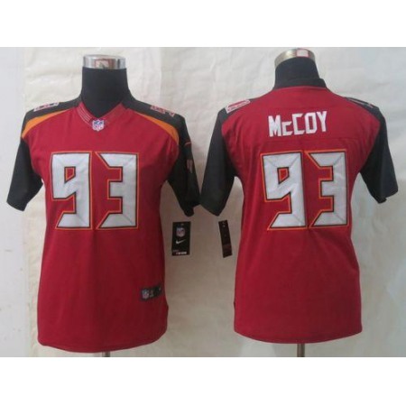 Nike Buccaneers #93 Gerald McCoy Red Team Color Youth Stitched NFL New Limited Jersey