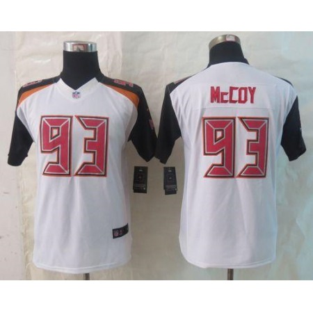 Nike Buccaneers #93 Gerald McCoy White Youth Stitched NFL New Limited Jersey