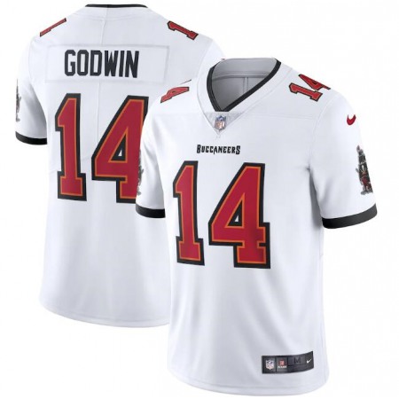 Youth Tampa Bay Buccaneers #14 Chris Godwin New White Vapor Untouchable Limited Stitched Jersey