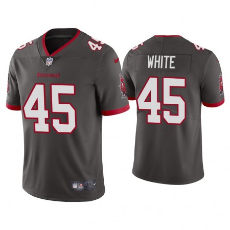 Youth Tampa Bay Buccaneers #45 Devin White New Grey Vapor Untouchable Limited Stitched Jersey