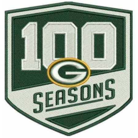 Green Bay Packers 2019 100th Season Logo