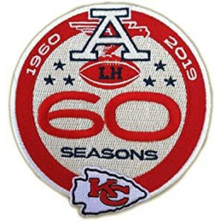 Kansas City Chiefs 2019 60th Season Logo