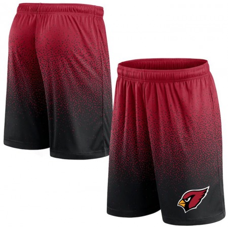 Men's Arizona Cardinals Red/Black Ombre Shorts