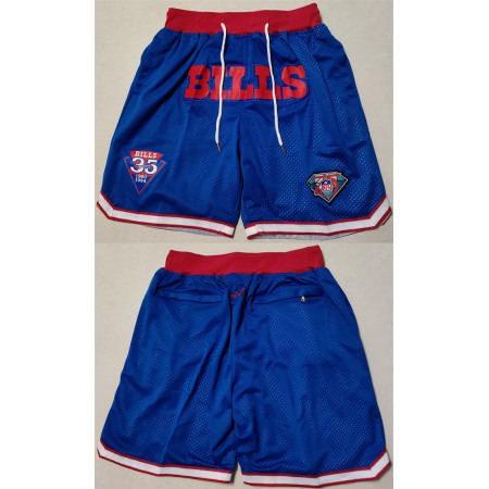 Men's Buffalo Bills Blue Shorts (Run Smaller)