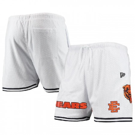 Men's Chicago Bears Pro White/Black Mesh Shorts