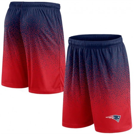 Men's New England Patriots Navy/Red Ombre Shorts