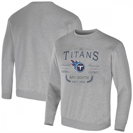 Men's Tennessee Titans Gray Darius Rucker Collection Pullover Sweatshirt