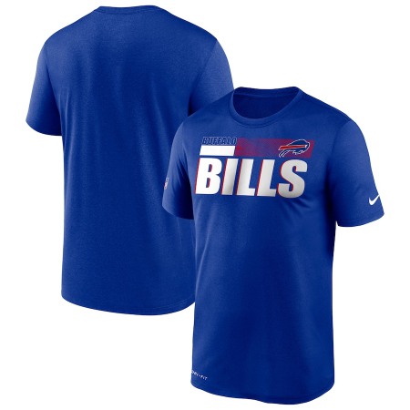 Men's Buffalo Bills 2020 Blue Sideline Impact Legend Performance T-Shirt