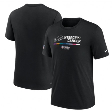 Men's Buffalo Bills 2022 Black Crucial Catch Performance T-Shirt