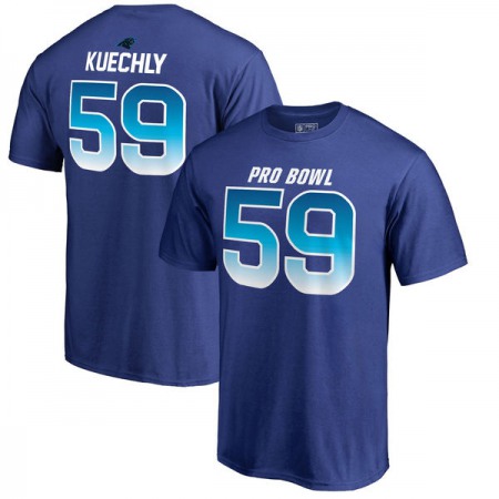 Panthers #59 Luke Kuechly AFC Pro Line 2018 NFL Pro Bowl Royal T-Shirt
