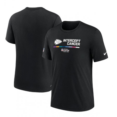 Men's Kansas City Chiefs 2022 Black Crucial Catch Performance T-Shirt
