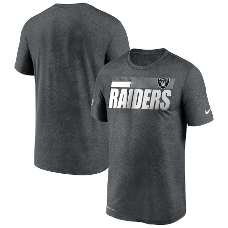 Men's Las Vegas Raiders 2020 Grey Sideline Impact Legend Performance T-Shirt
