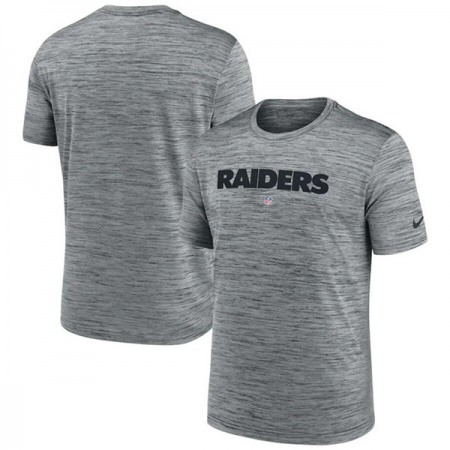 Men's Las Vegas Raiders Grey Velocity Performance T-Shirt