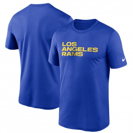 Los Angeles Rams Royal Legend Performance Logo Essential 3 T-Shirt