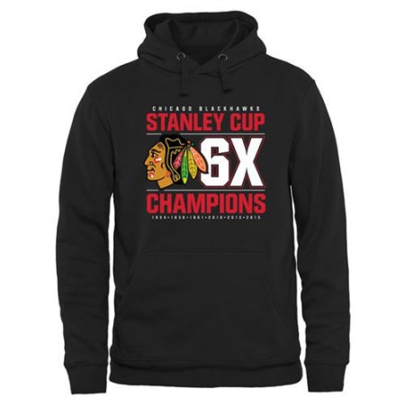 Chicago Blackhawks Rinkside Victor Pullover Hoodie Black