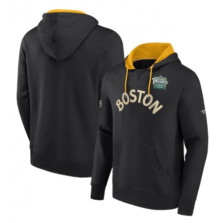 Men's Boston Bruins Black 2023 Winter Classic Pullover Hoodie