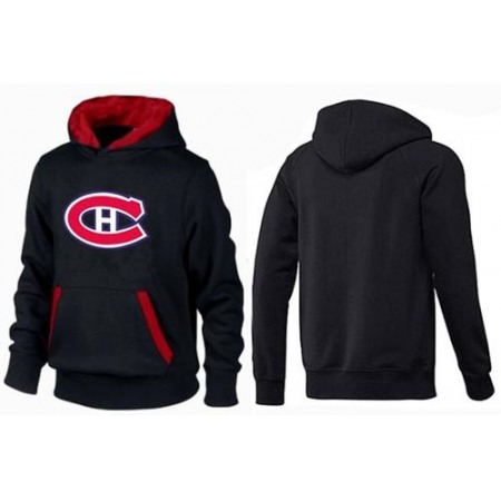 Montreal Canadiens Pullover Hoodie Black & Red