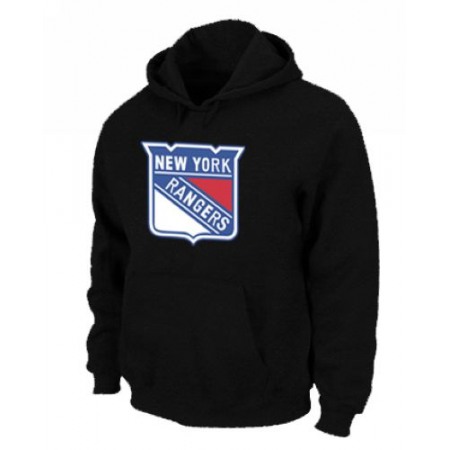NHL New York Rangers Big & Tall Logo Pullover Hoodie Black