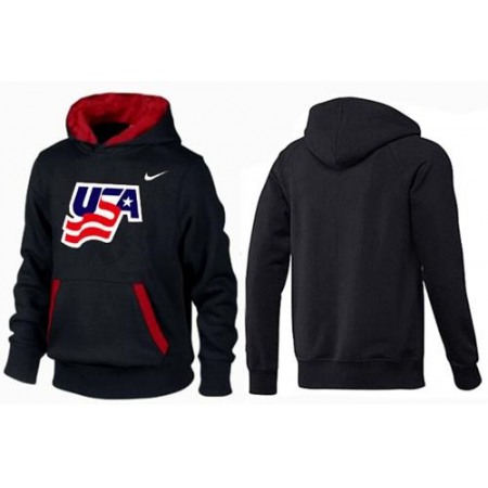 Olympic Team USA Pullover Hoodie Black/Red