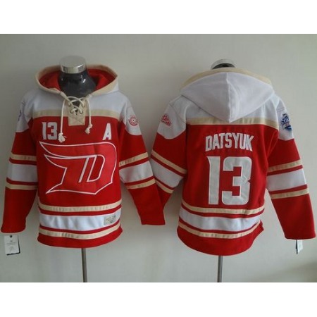 Red Wings #13 Pavel Datsyuk Red 2016 Stadium Series NHL Hoodie