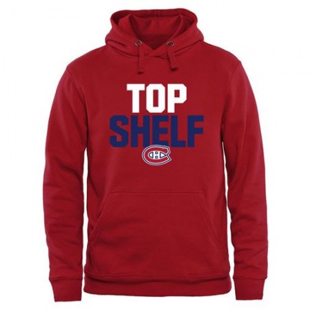 Montreal Canadiens Top Shelf Pullover Hoodie Red