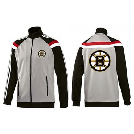 NHL Boston Bruins Zip Jackets Grey