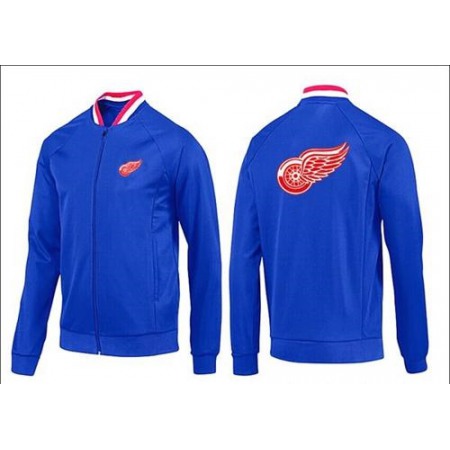 NHL Detroit Red Wings Zip Jackets Blue-1