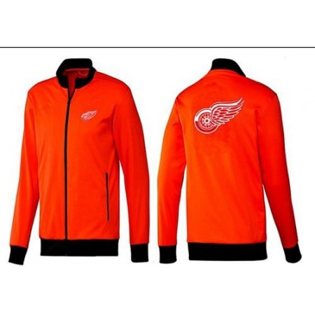 NHL Detroit Red Wings Zip Jackets orange-1