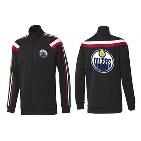NHL Edmonton Oilers Zip Jackets Black-2