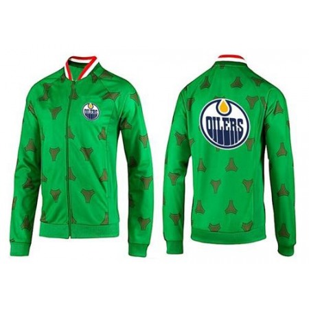 NHL Edmonton Oilers Zip Jackets Green