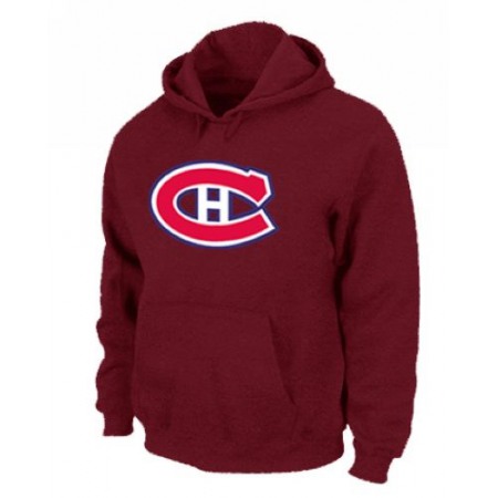 NHL Montreal Canadiens Big & Tall Logo Pullover Hoodie Red