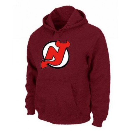 NHL New Jersey Devils Big & Tall Logo Pullover Hoodie Red