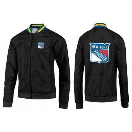 NHL New York Rangers Zip Jackets Black-2