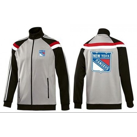 NHL New York Rangers Zip Jackets Grey