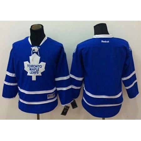 Maple Leafs Blank Blue Stitched Youth NHL Jersey